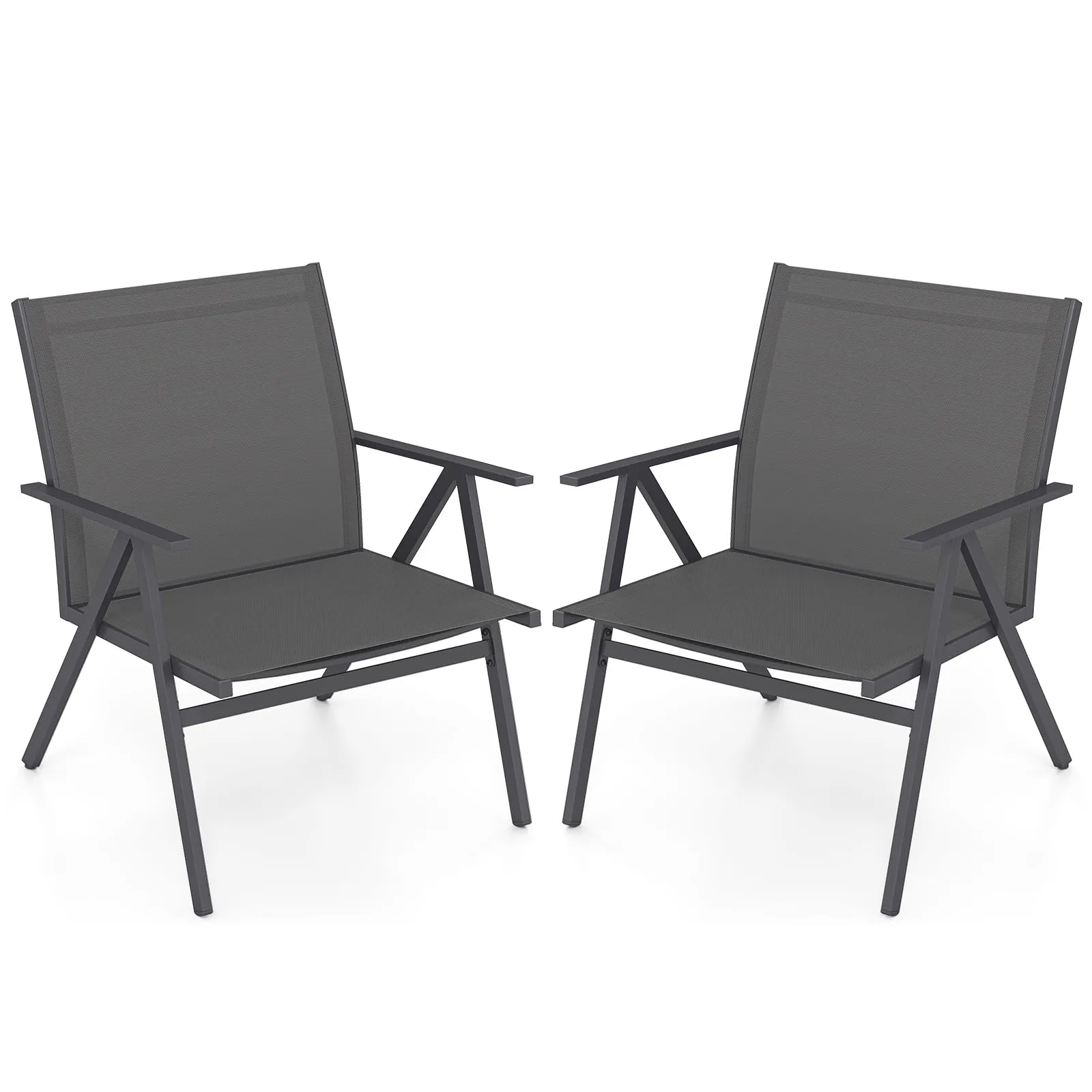 0iTangkula-Patio-Chairs-with-Breathable-Mesh-Fabric-and-Metal-Frame
