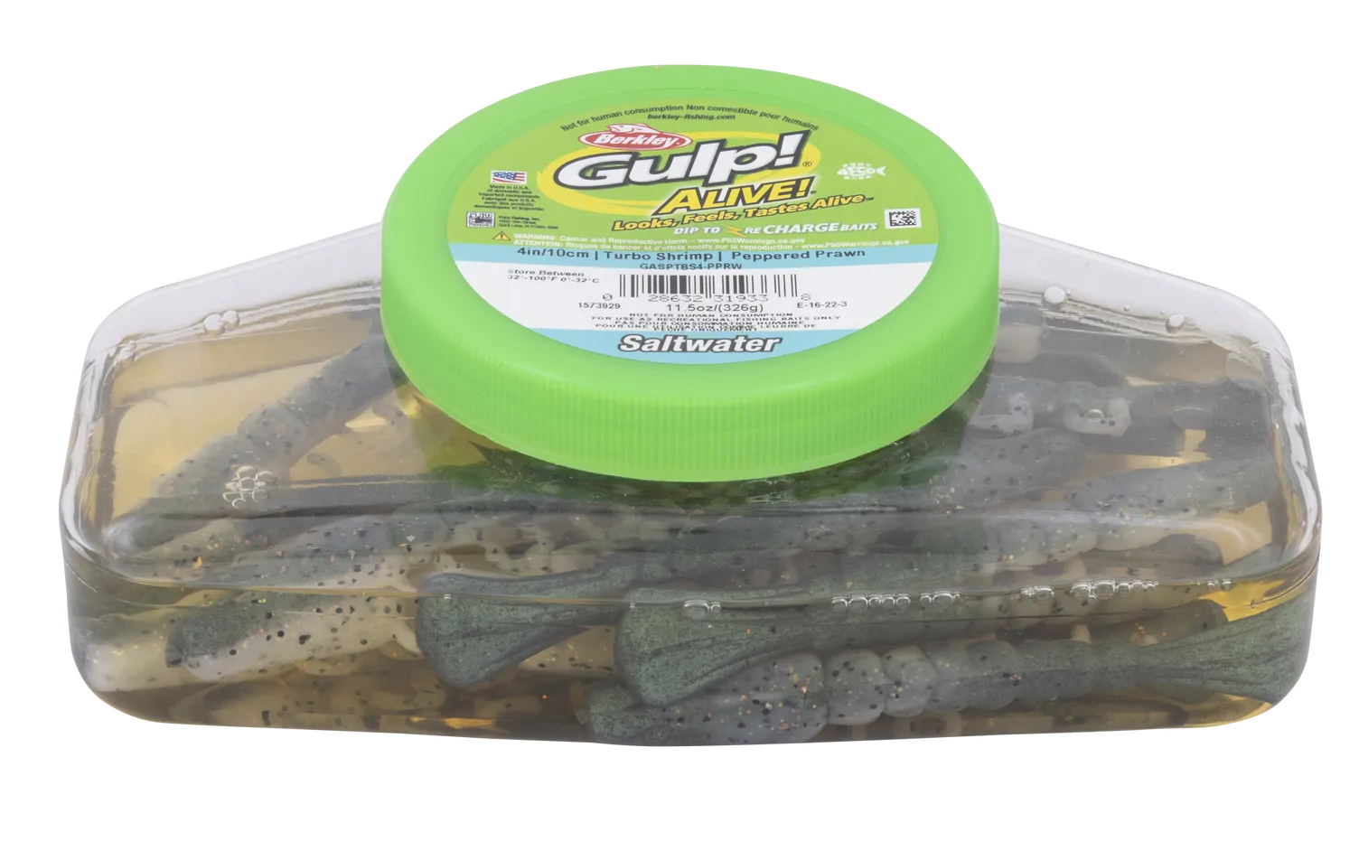 0tBerkley-Gulp-Alive-Bulk-Value-Tub-Turbo-Shrimp-Prawn-Soft-Plastic-Lure-4-Inch