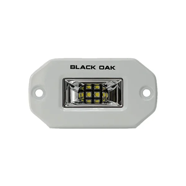 Black Oak Pro Series 2 Flush Mounted Scene Light - White