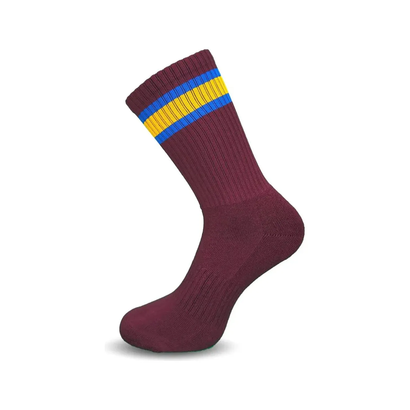 3wThinskins-Short-Football-Socks-Maroon-Royal-Gold-Royal
