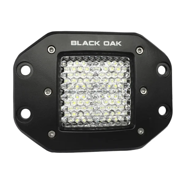 Black Oak Pro Series 2 Flush Mounted Flood Light - Black