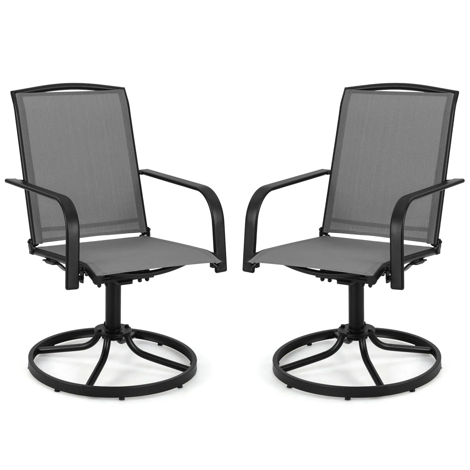 5gTangkula-Outdoor-Swivel-Chairs-Set-with-High-Back