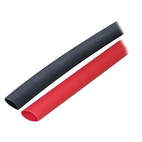 Ancor Adhesive Lined Heat Shrink Tubing (ALT) - 3/8 x 3 - 2-Pack - Black/Red