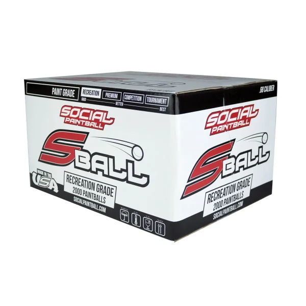 Social Paintball Recreational Grade Paintballs- 2000Ct Paintballs