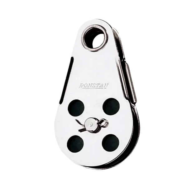 Ronstan Wire Block - Tubular Rivet Head w/Removable Nylatron Sheave - 45mm (1-3/4) Sheave Diameter