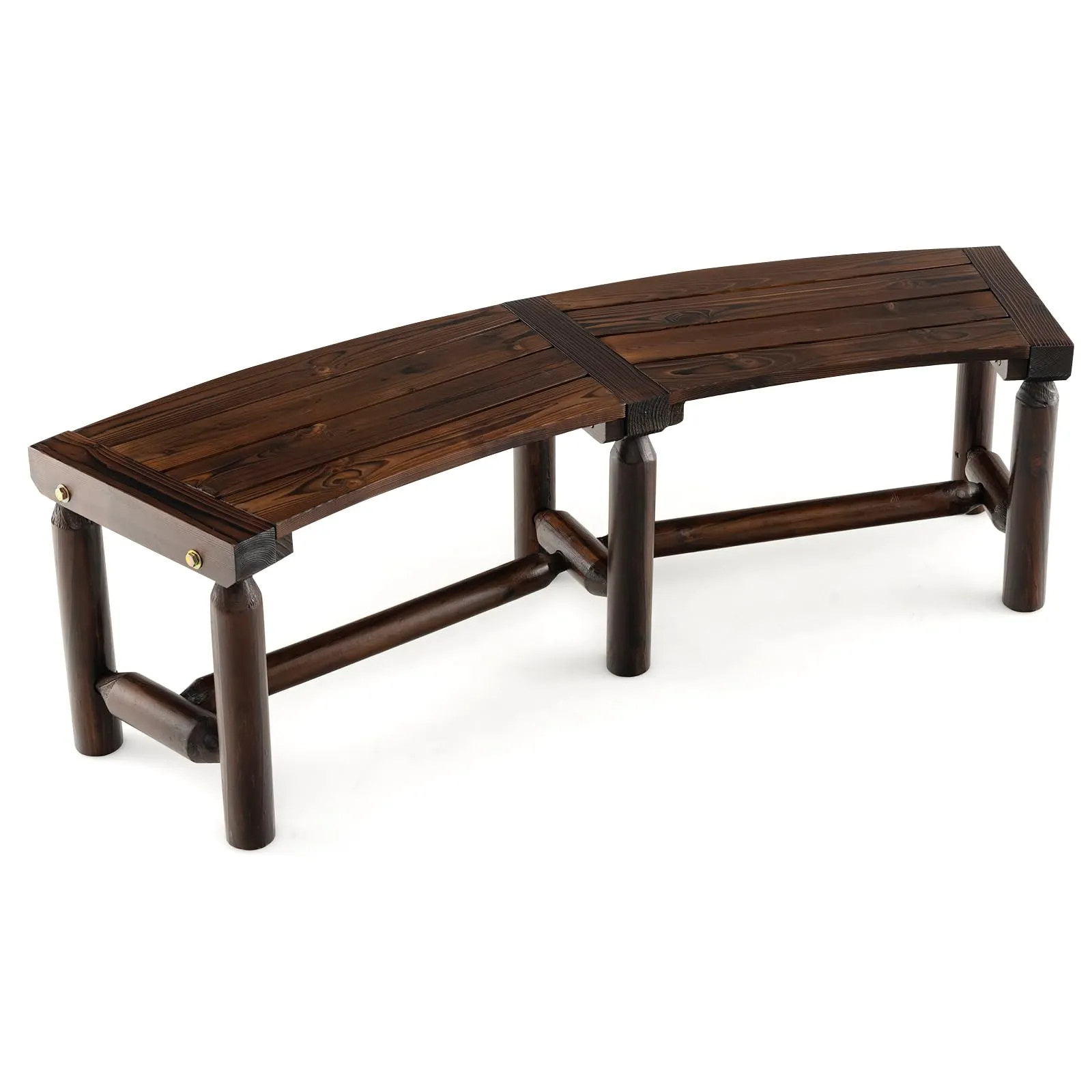 7vTangkula-Patio-Curved-Bench-Carbonized-Wood-Dining-Bench-for-Round-Table-Spacious-Slatted-Seat