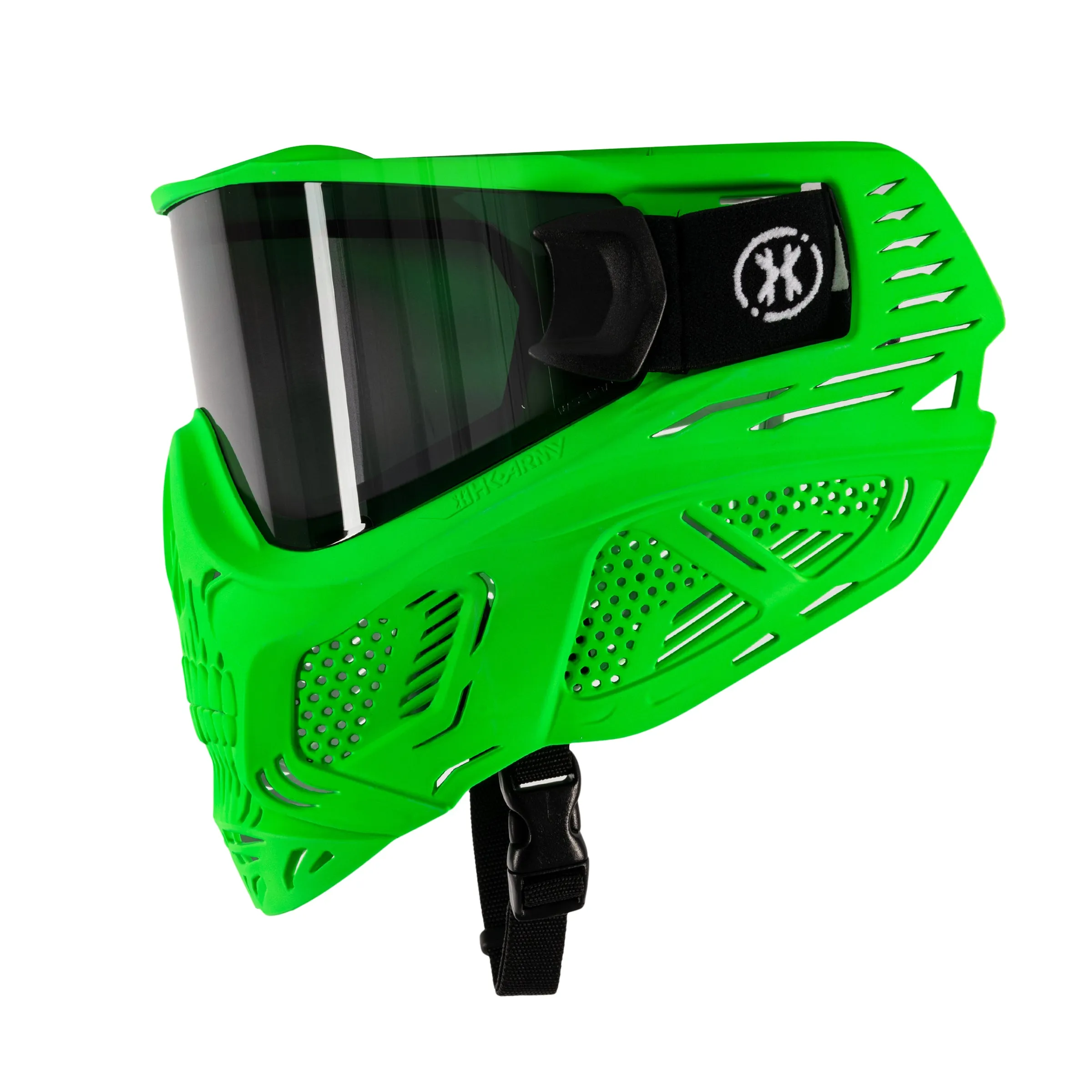 8tHSTL-Skull-Goggle-Neon-Green-W-Smoke-Lens-Paintball-Goggle-Mask-Hk-Army