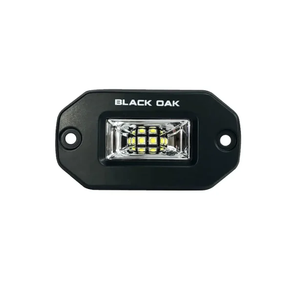 Black Oak Pro Series 2 Flush Mounted Scene Light - Black