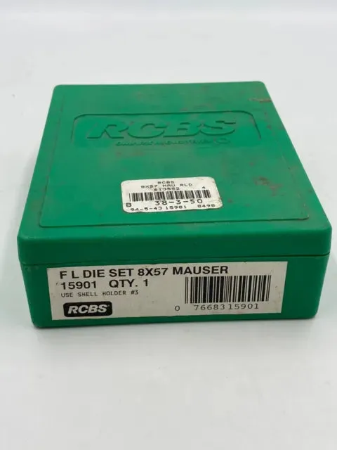 8X57 MAUSER FL Die Set by RCBS (#15901)