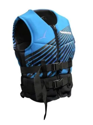 BLA Wakemaster Level 50S NEO Neoprene Life Jacket PFD3 Vest - Black Blue
