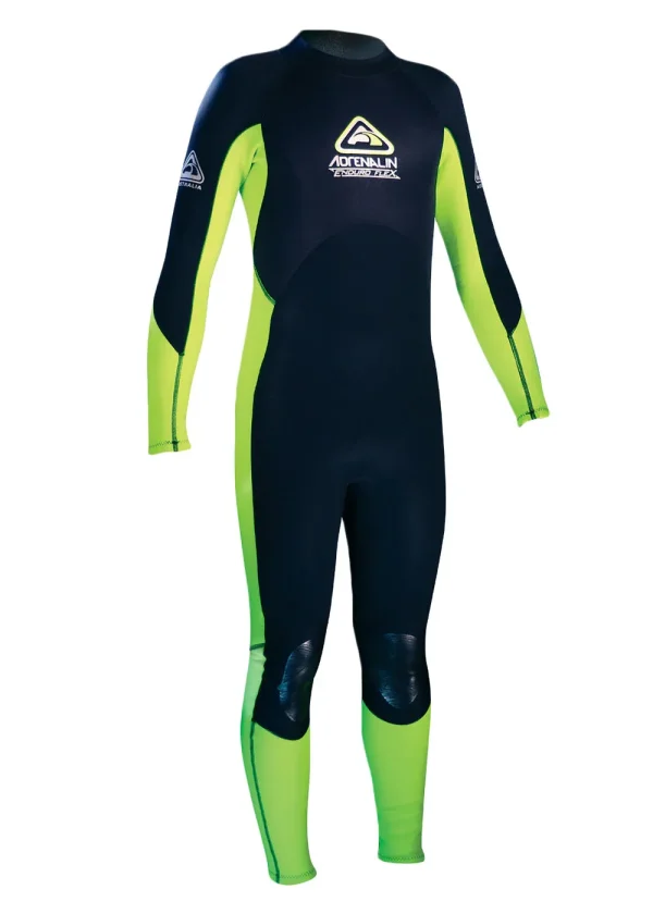 Adrenalin Enduro Steamer Junior Kids Wetsuit 3/2mm Lime