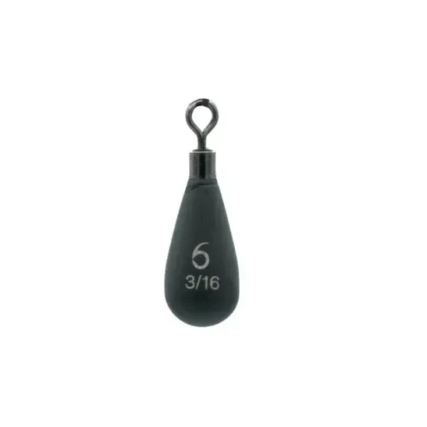 6th Sense Wedge Series Tear Drop Shot Weight - Tungsten