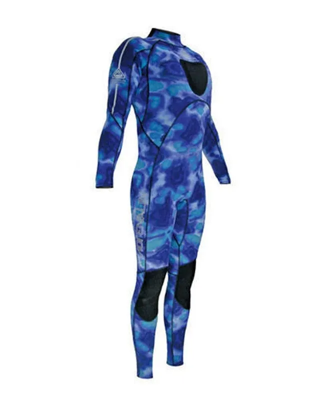 4xAdrenalin-Blue-Stealth-Camo-2mm-Freediving-Spearfishing-Wetsuit